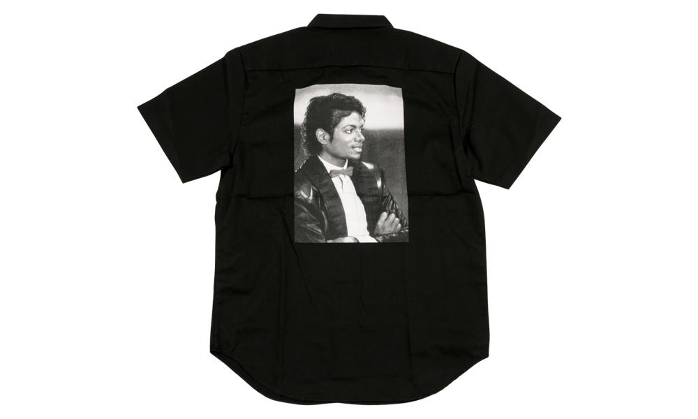 supreme michael jackson work shirt