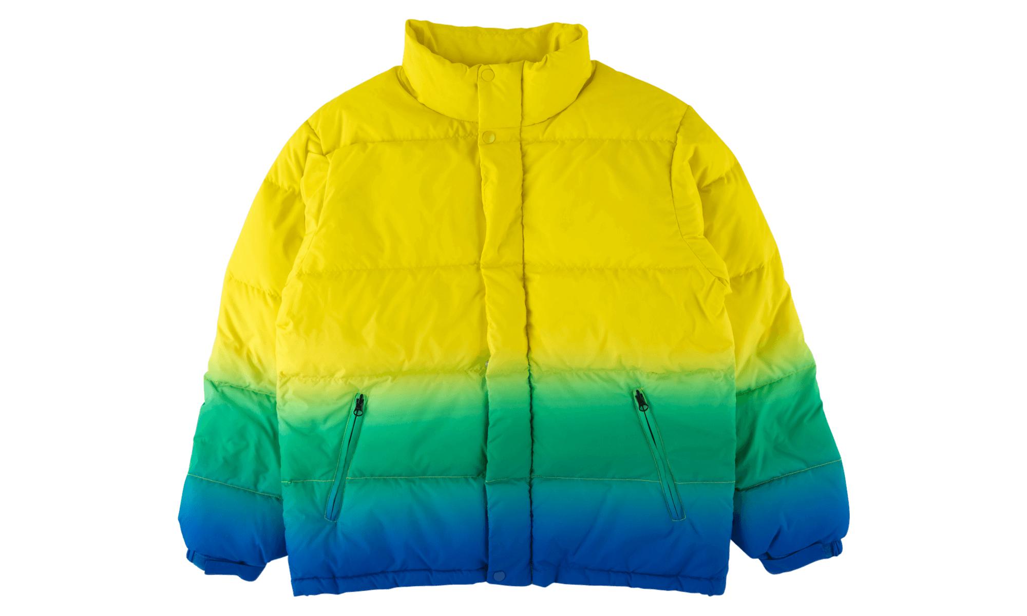 gradient puffy jacket