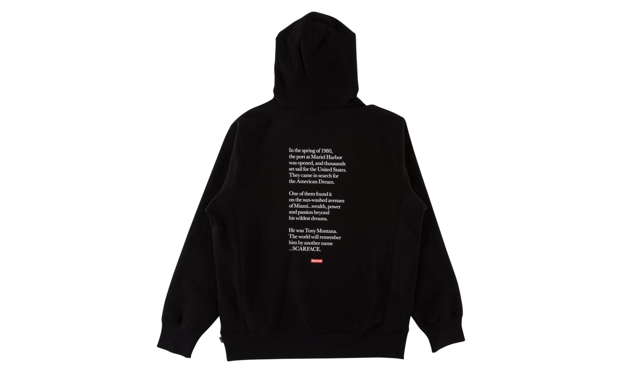 scarface supreme hoodie
