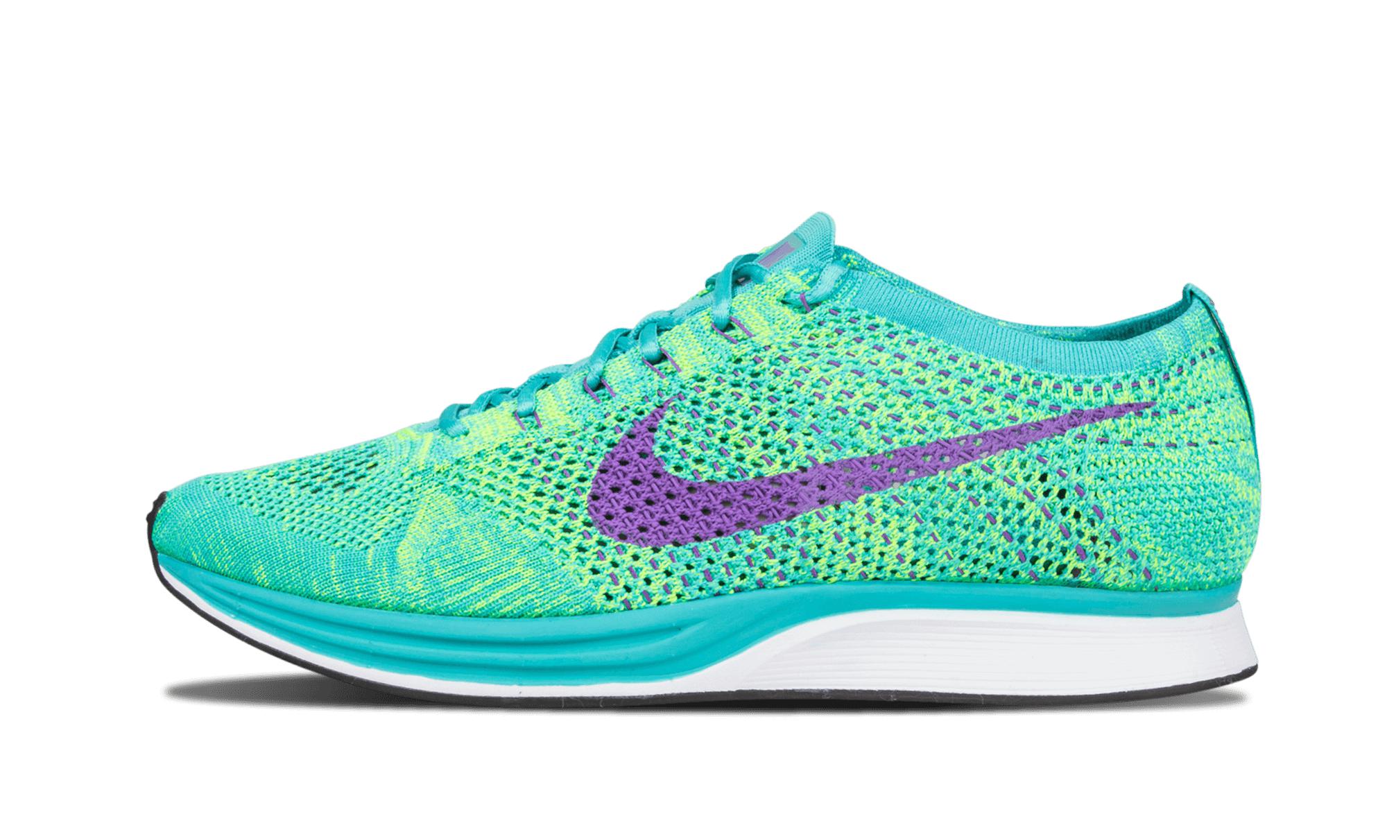 nike flyknit racer teal