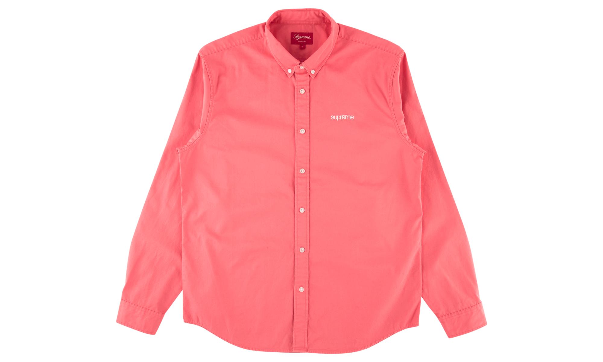 supreme washed twill shirt