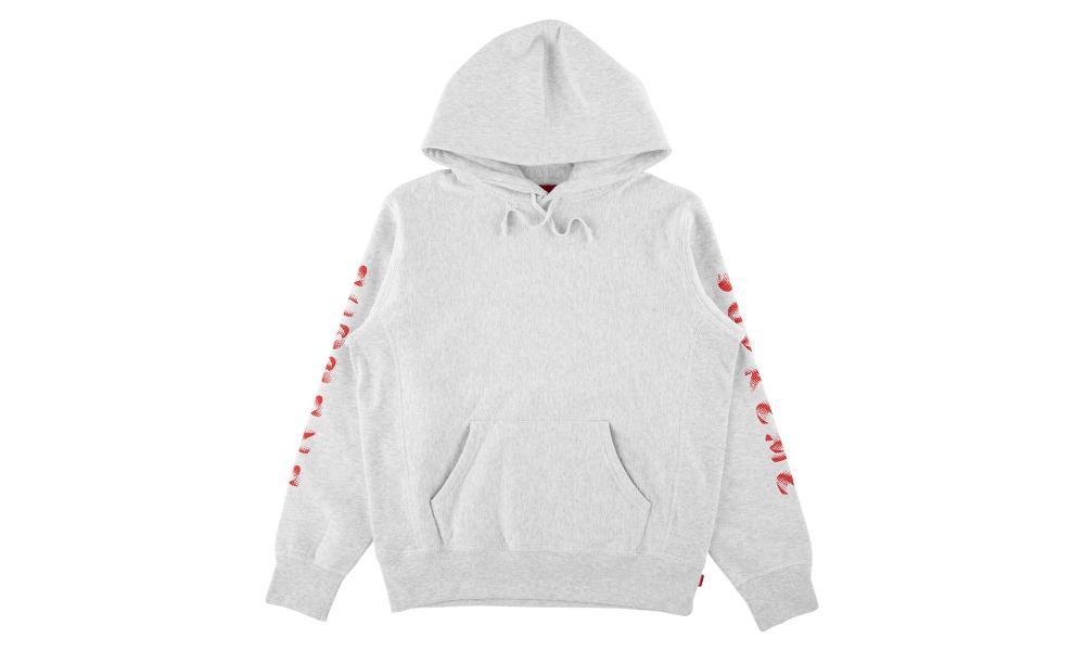 gradient sleeve hooded sweatshirt supreme