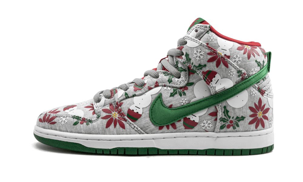 Nike Dunk High Sb Prm Cncpts "ugly Christmas Sweater" in Gray for Men | Lyst