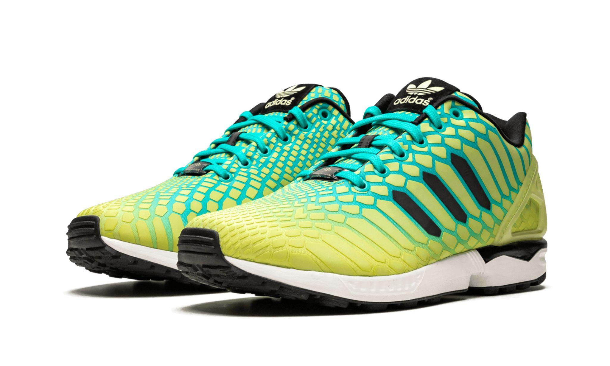 adidas Zx Flux Shoes in Green for Men | Lyst UK