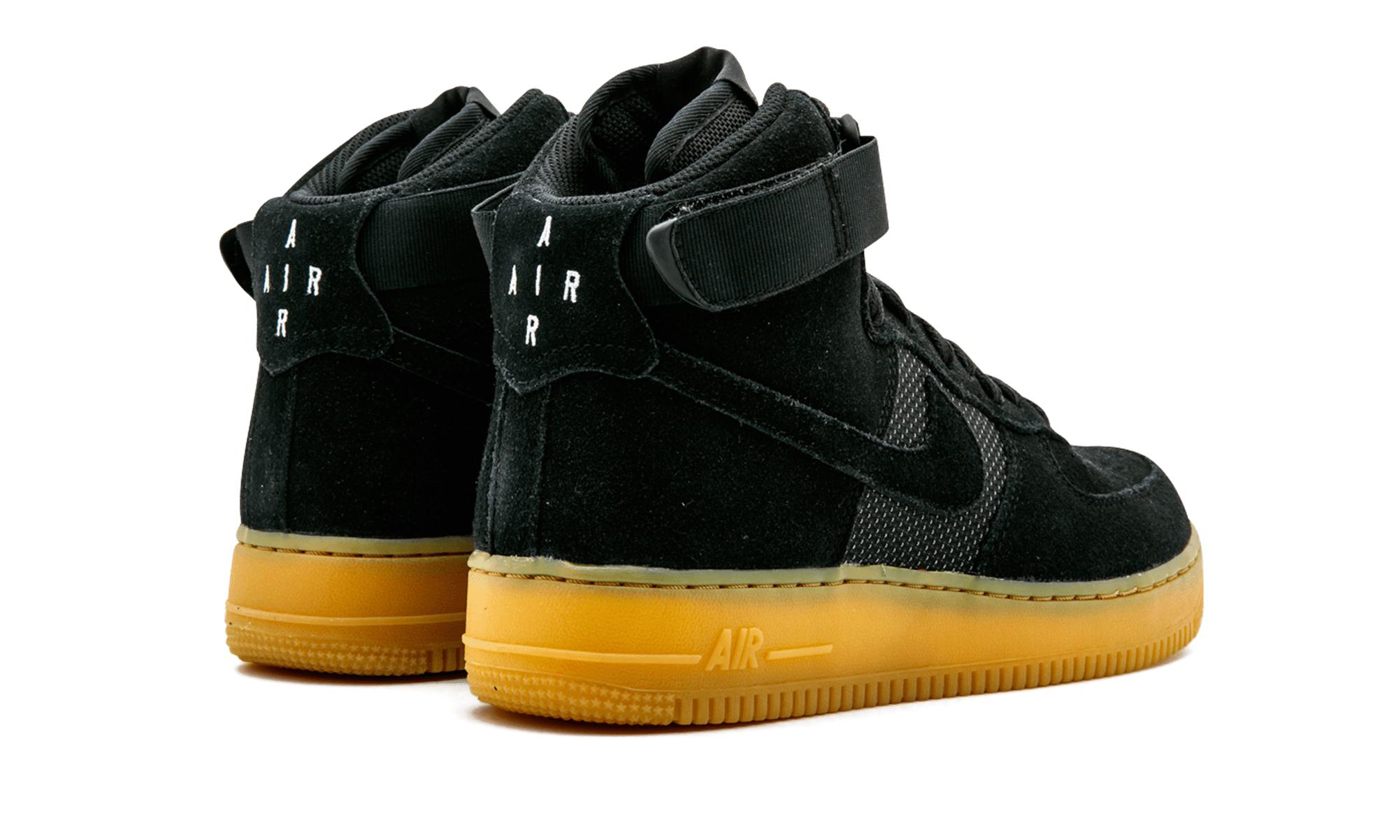 nike air force 1 high black and brown