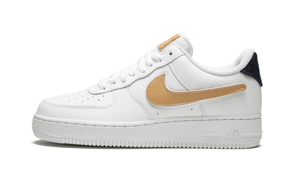 Nike Denim Air Force 1 '07 Lv8 3 Removable Swoosh Shoe in White for Men -  Lyst
