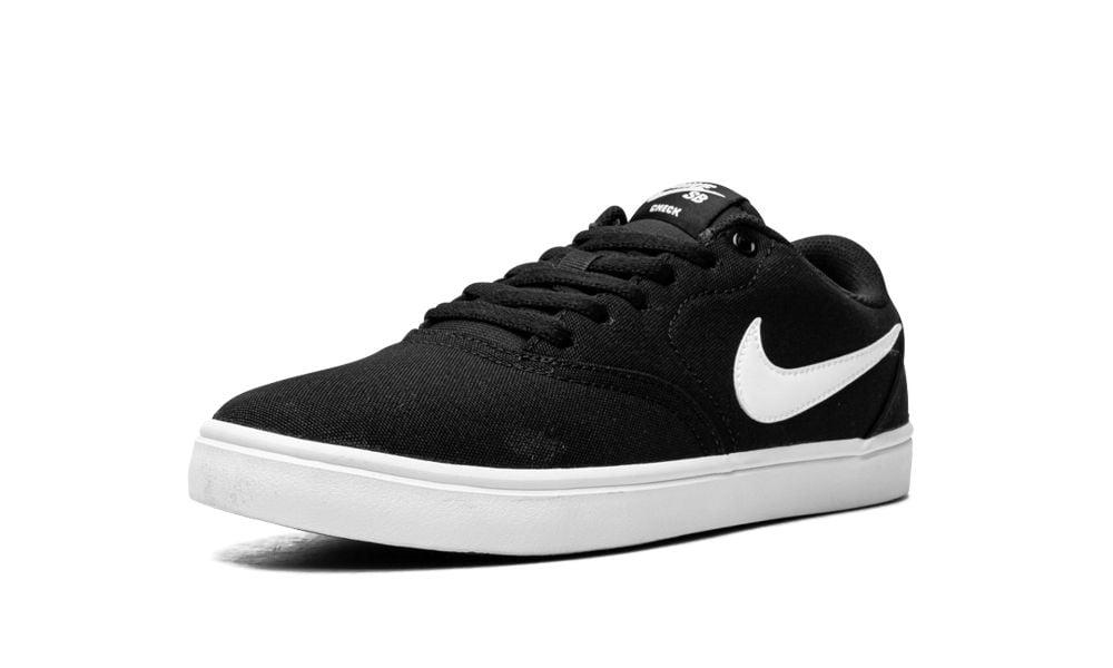 Nike Sb Check Solar Canvas Mns Basic Shoes in Black Lyst UK