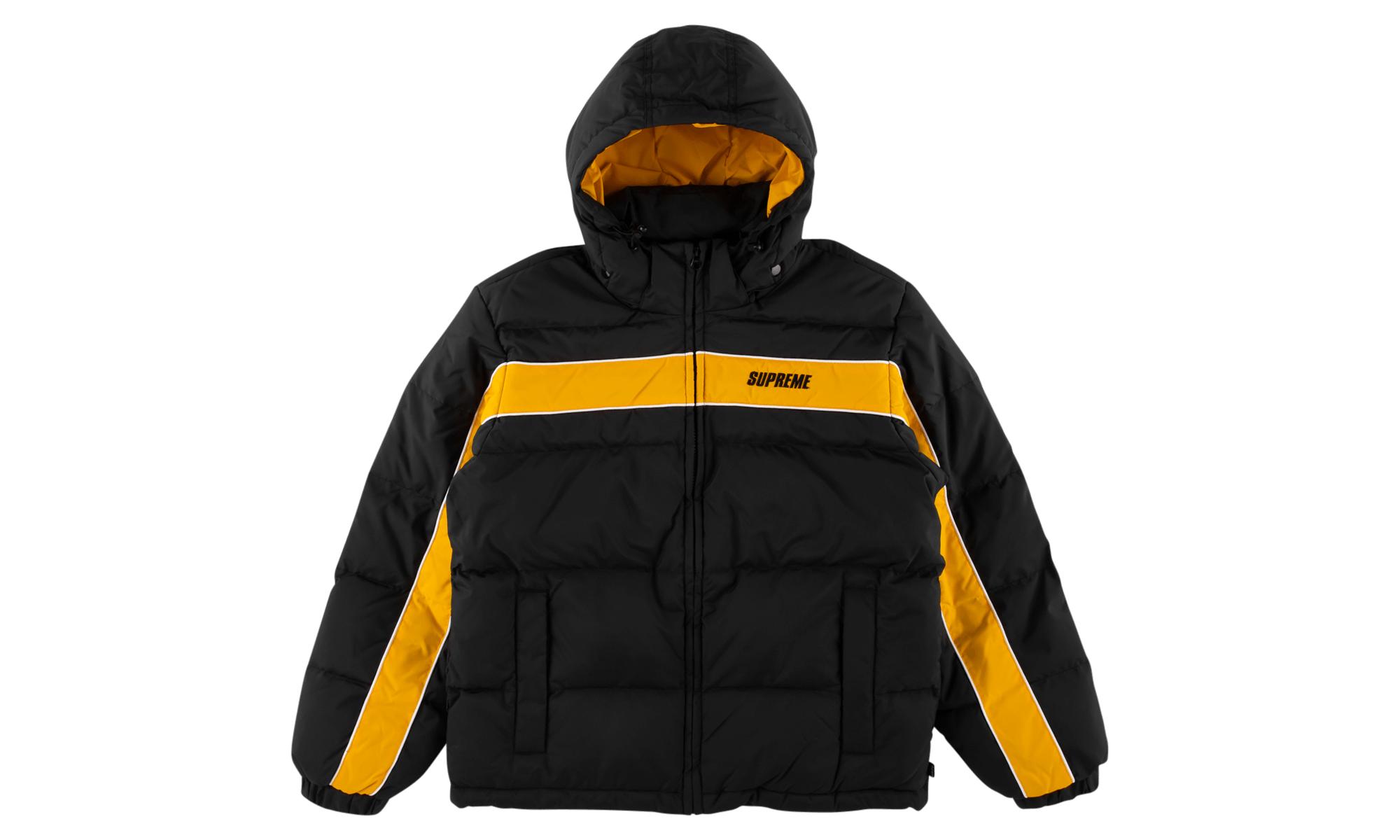 supreme panel down jacket