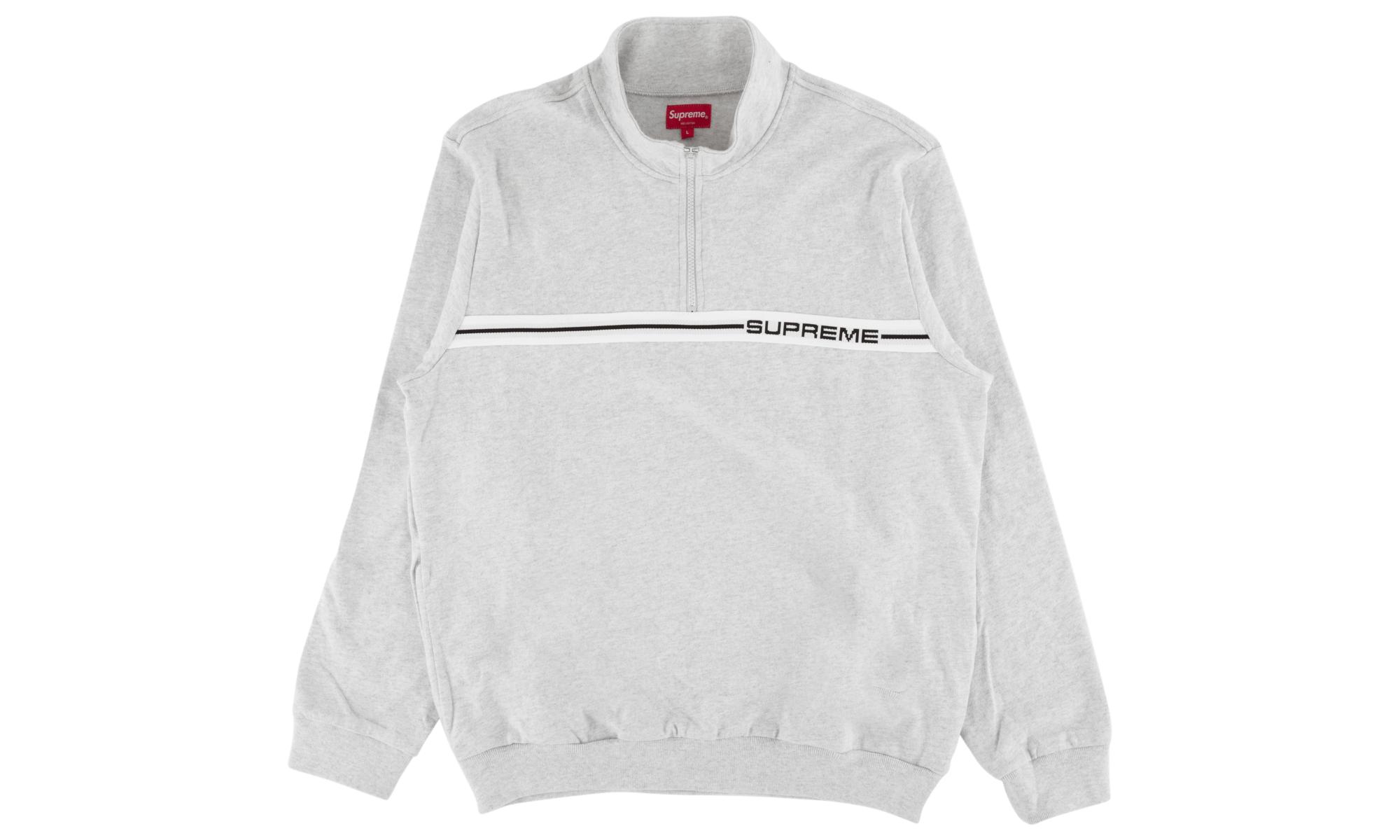 supreme half zip warm up