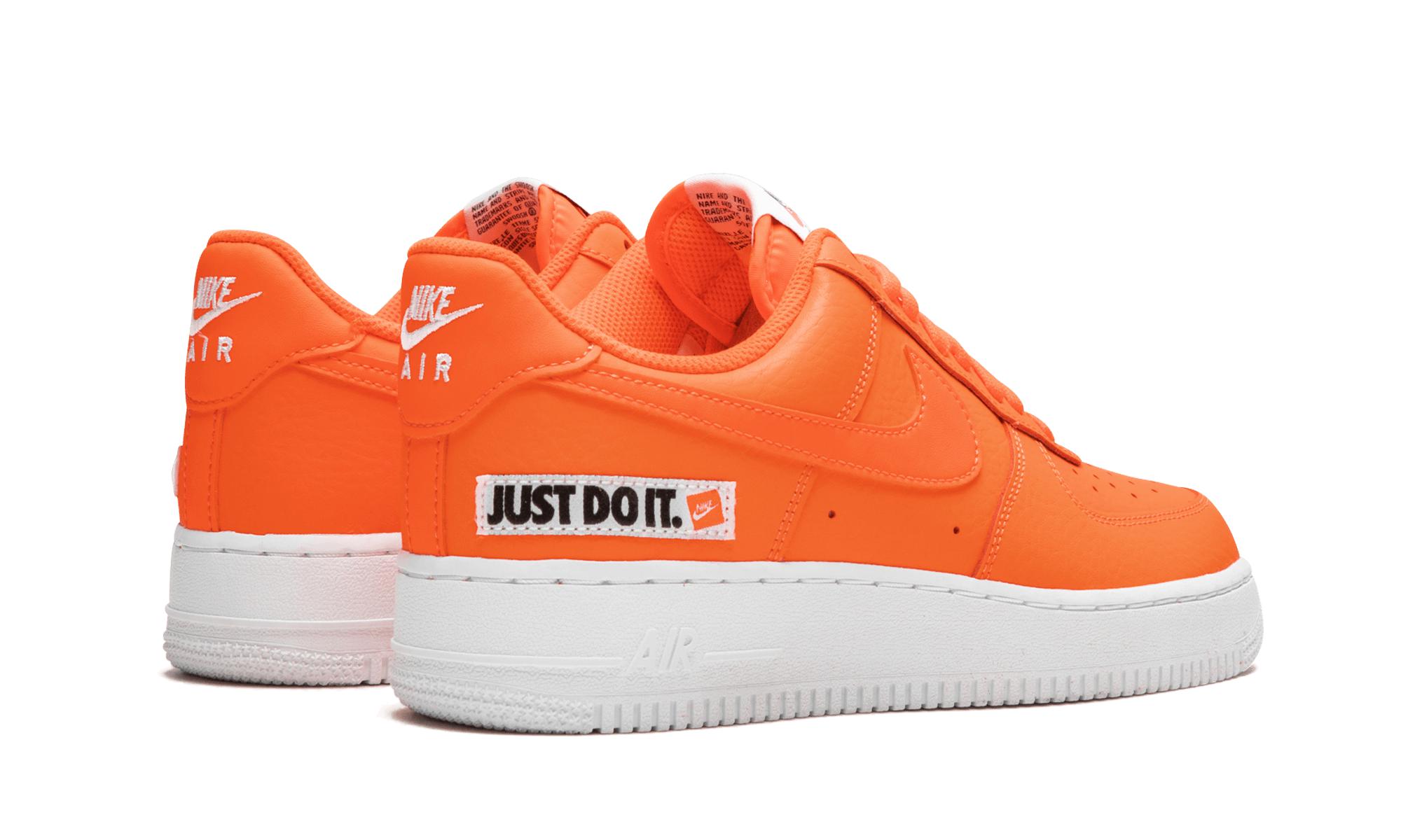womens orange air force 1