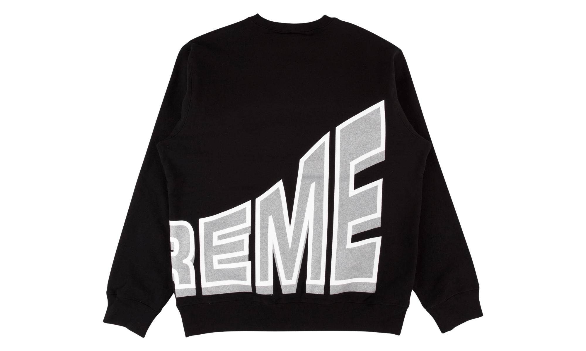 supreme side arc crewneck