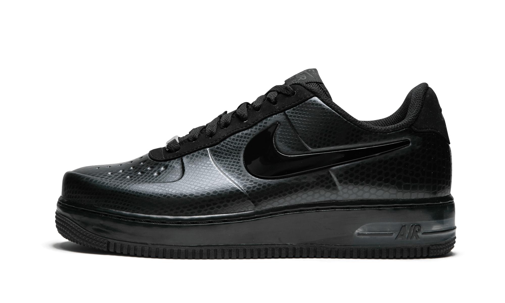 air force 1 foamposite black low