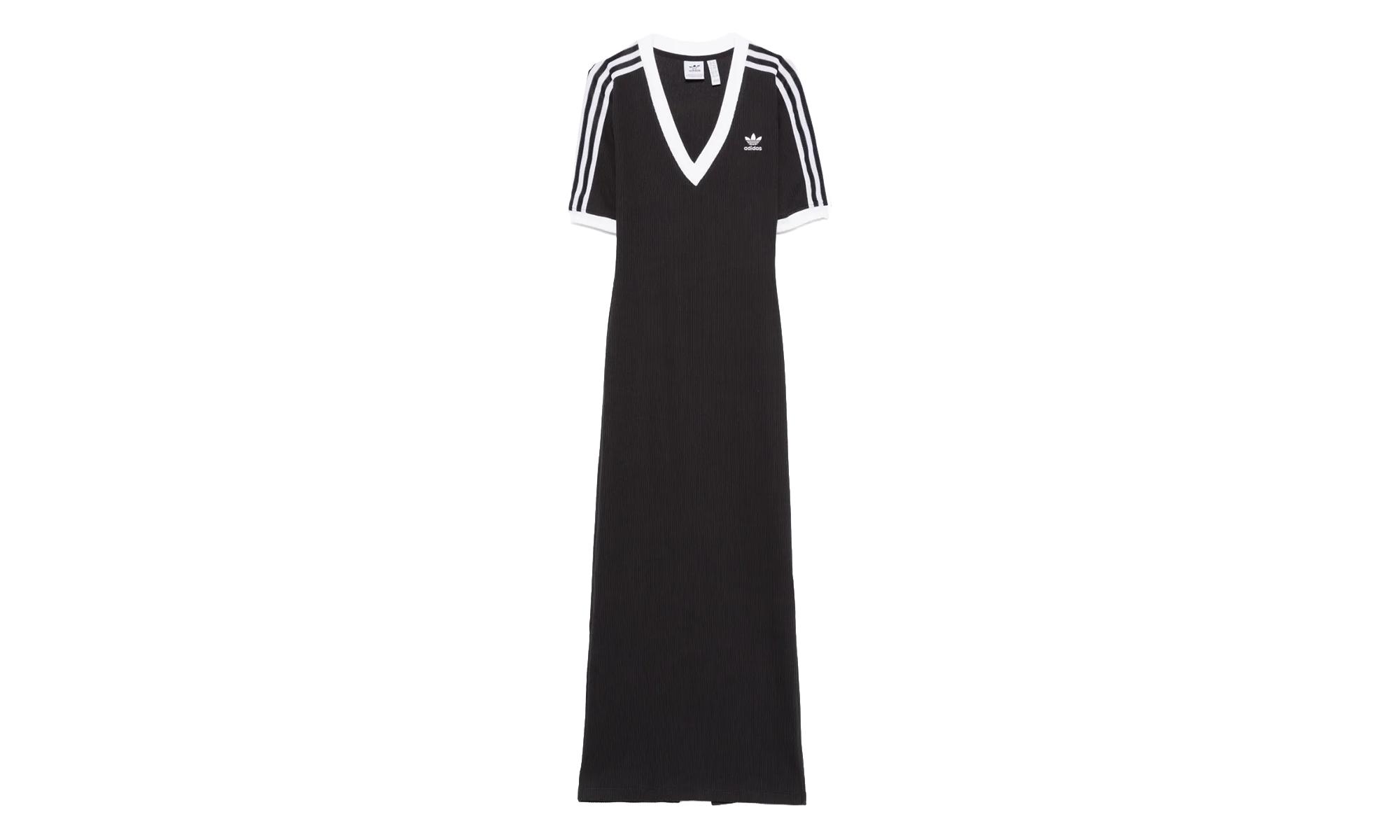 adidas Originals Adicolor 3-Stripes Knit V-Neck Dress Ix6962" in Black | Lyst UK adidas Originals Adicolor 3-Stripes Knit V-Neck Dress Ix6962" in Black | Lyst UK