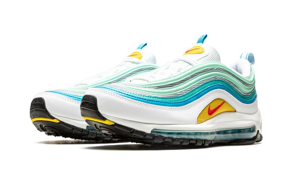 Nike Floral Leather Air Max 97 Sneakers in Blue Lyst UK