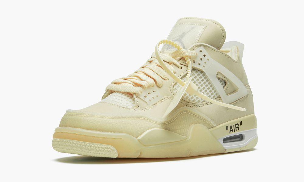 womens retro 4 off white