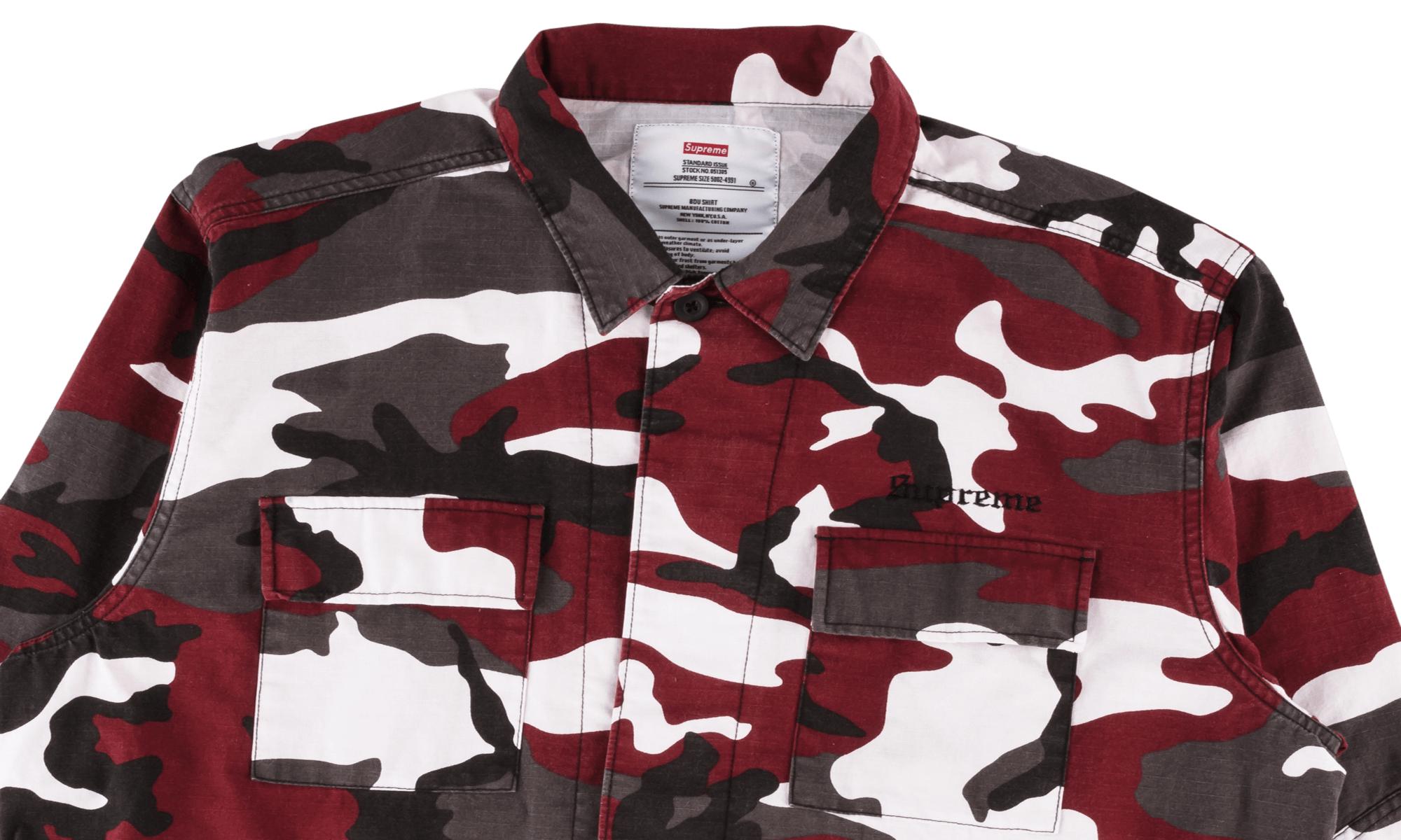 supreme hellraiser bdu shirt