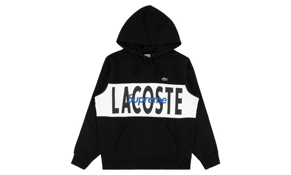 supreme lacoste hooded sweatshirt black,Free delivery,album-web.org