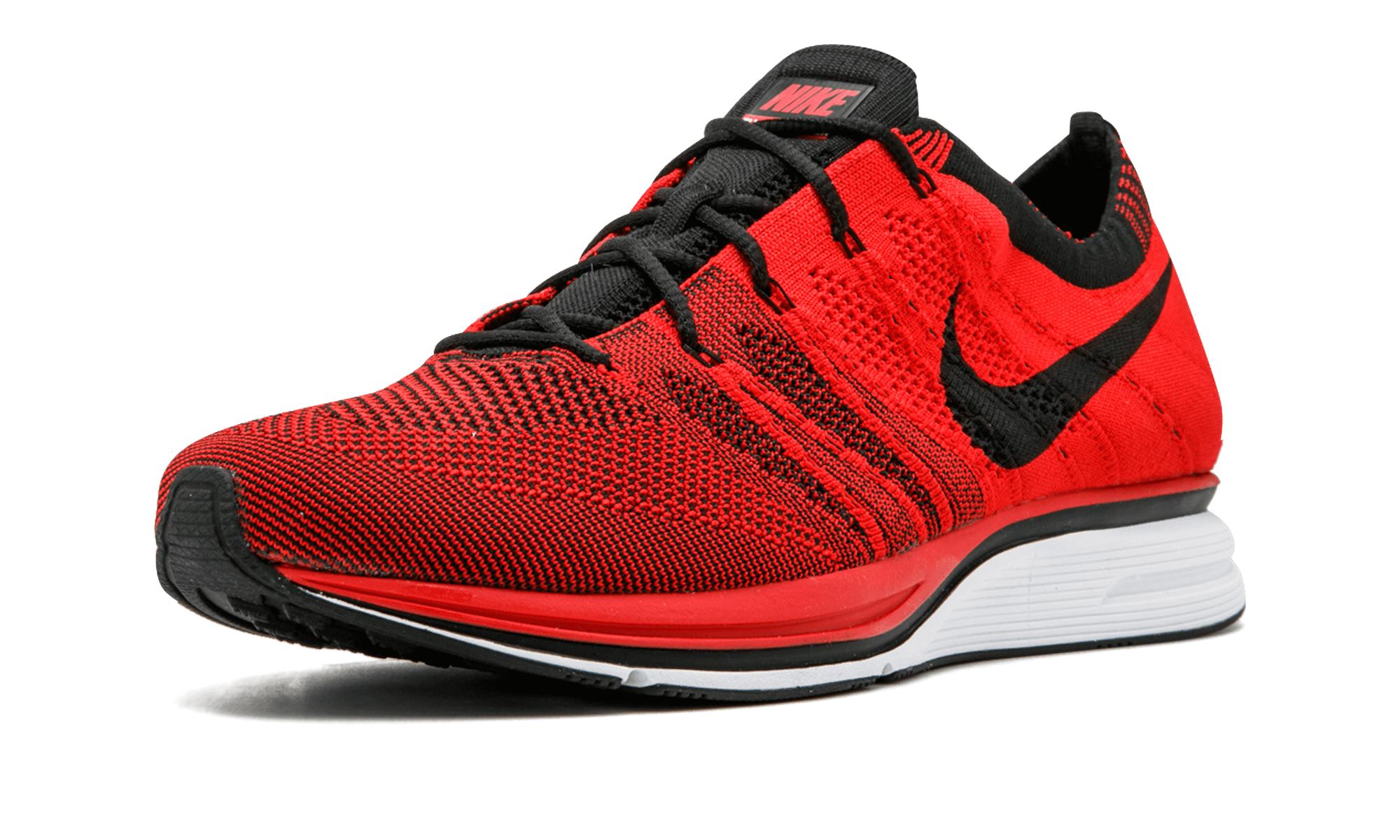 nike flyknit trainer mens red