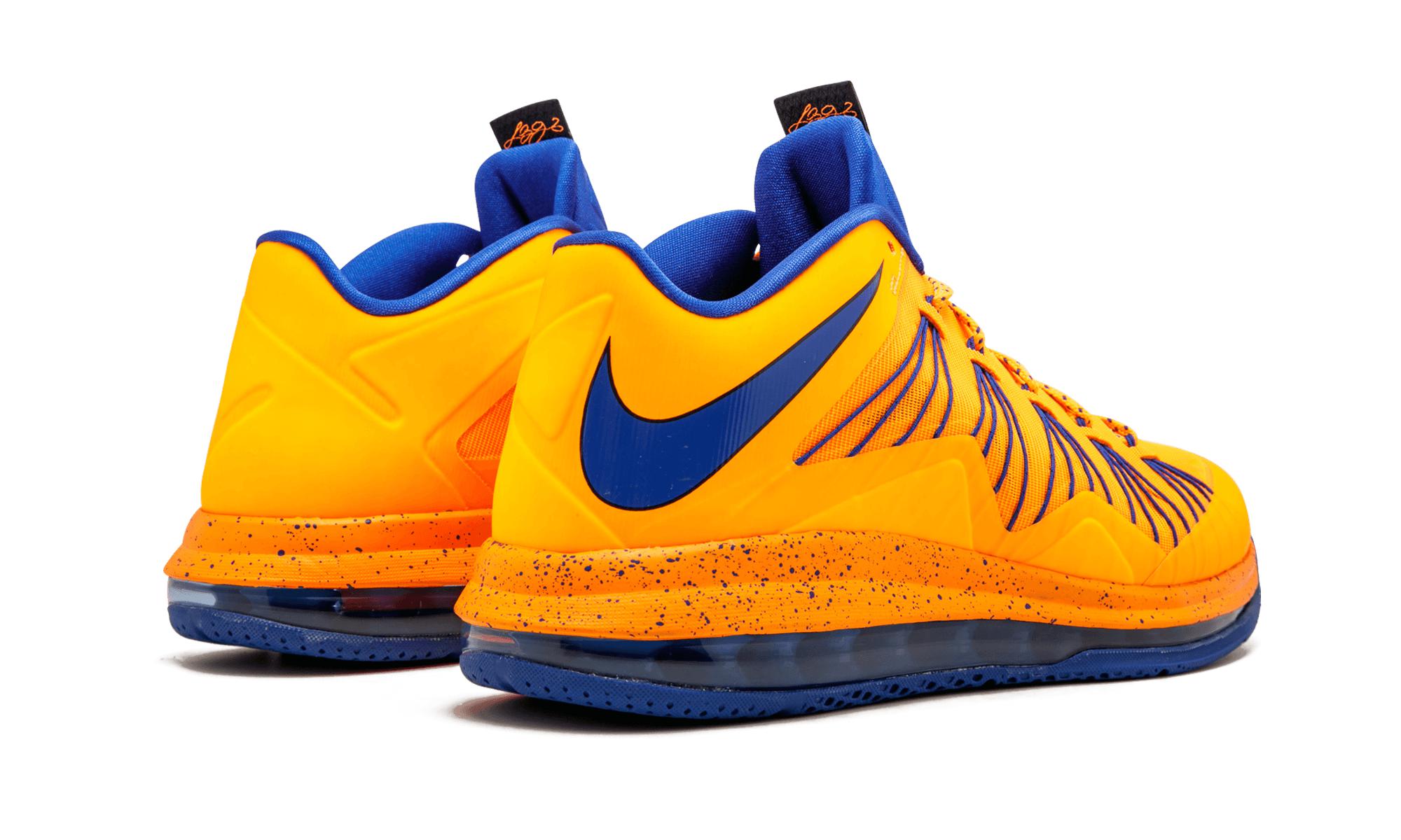 lebron 10 low orange blue