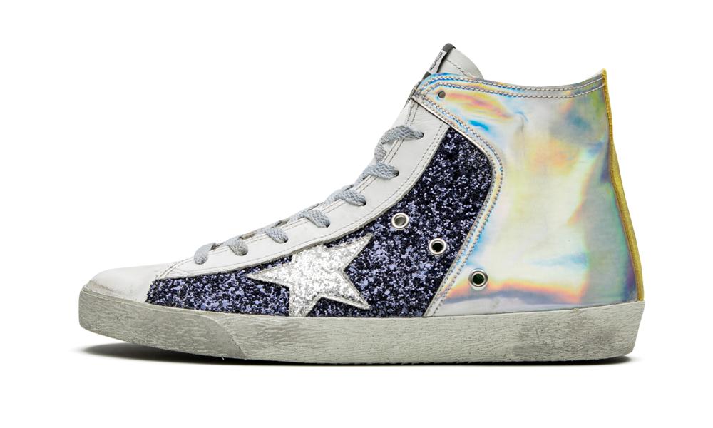 navy glitter sneakers