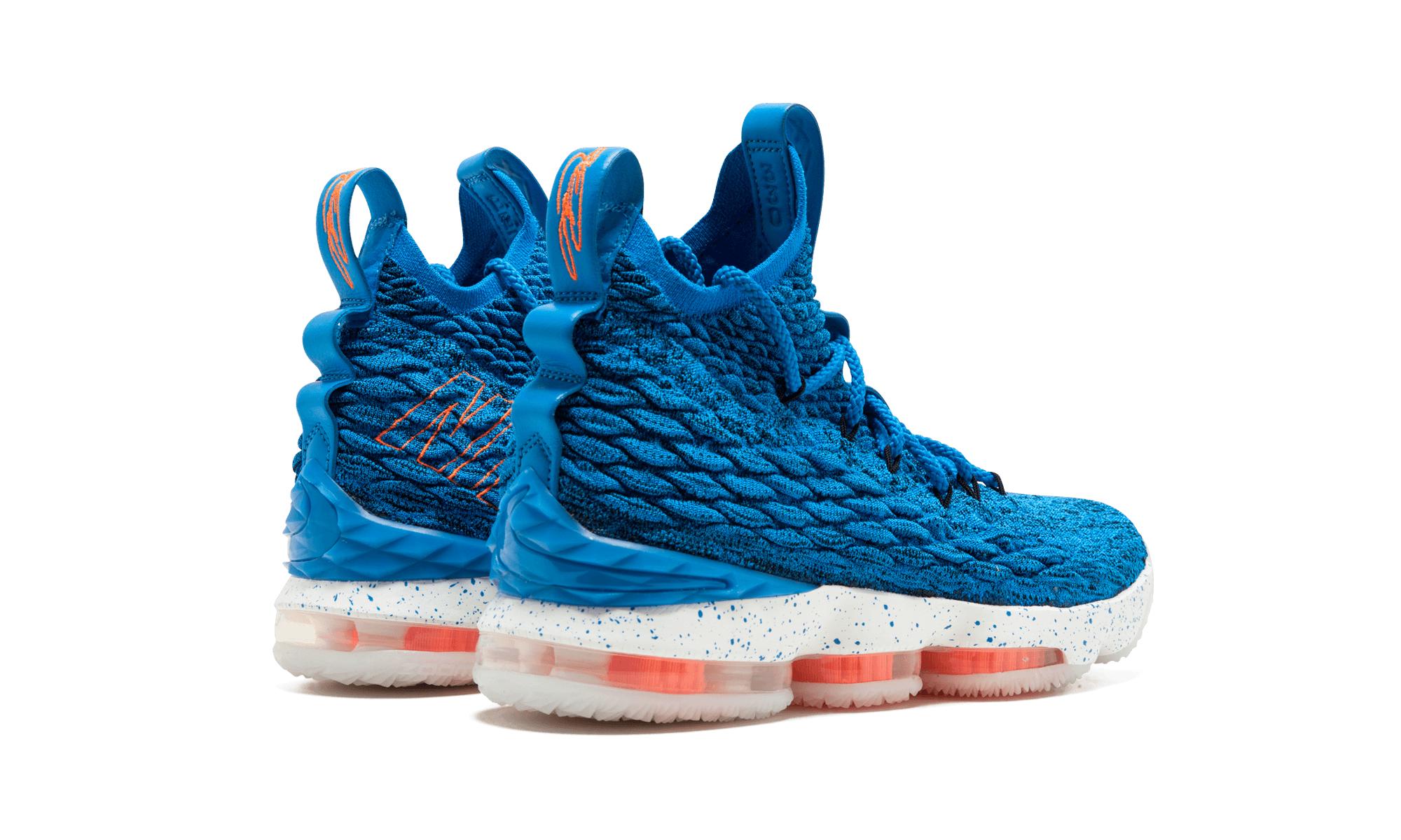 lebron 15 blue and orange