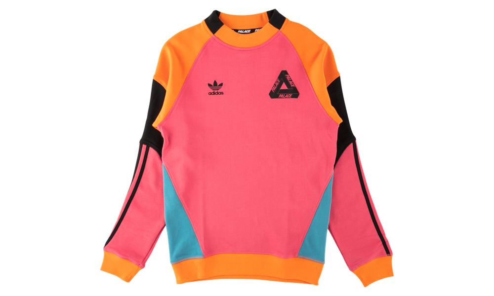 palace adidas crewneck