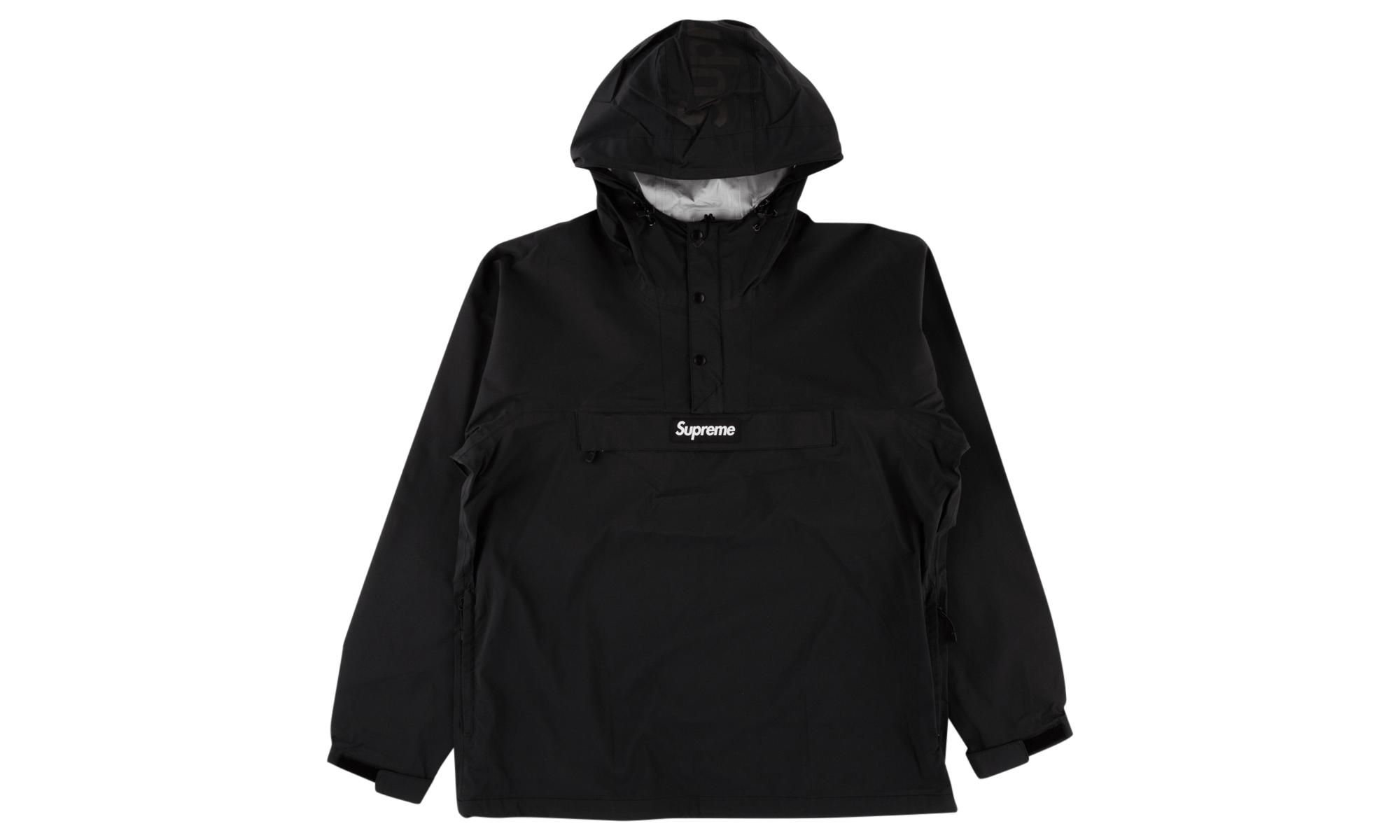 supreme anorak black