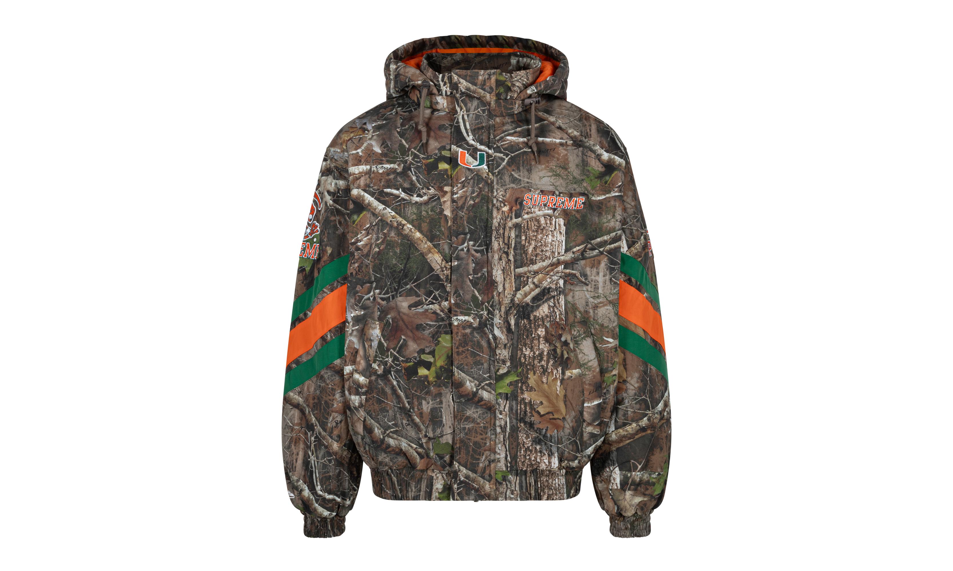 Supreme Mitchell & Ness Ncaa Hooded Stadium Jacket 