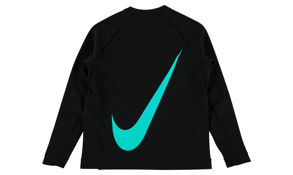 Nike Tech Fleece Crew T-shirt 'big Swoosh X Atmos' in Black for Men - Save 53% - Lyst