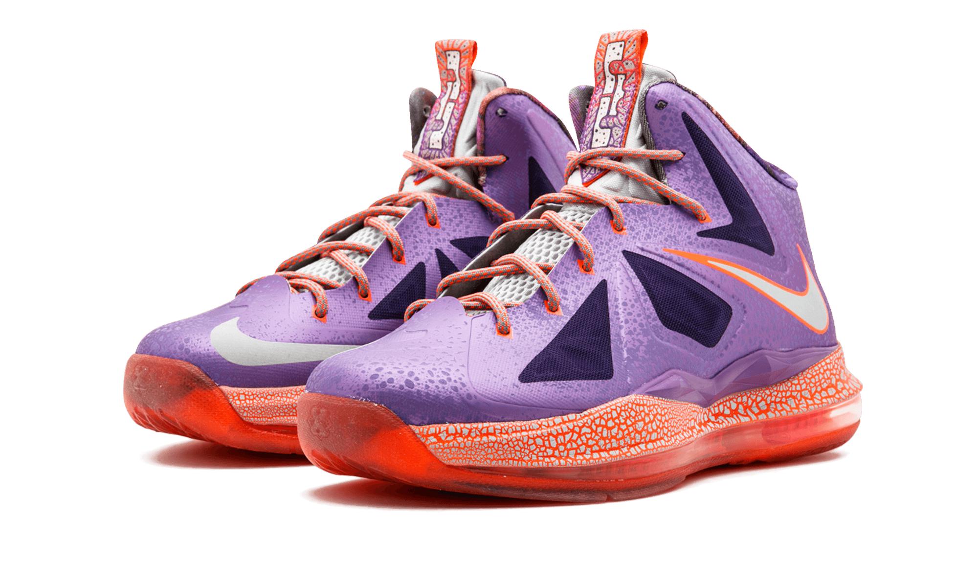 Nike Lebron 10 (gs) in Purple for Men - Lyst