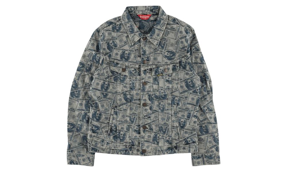 Supreme 100 Dollar Bill Jacket Cheap Supreme 100 Dollar Bill 