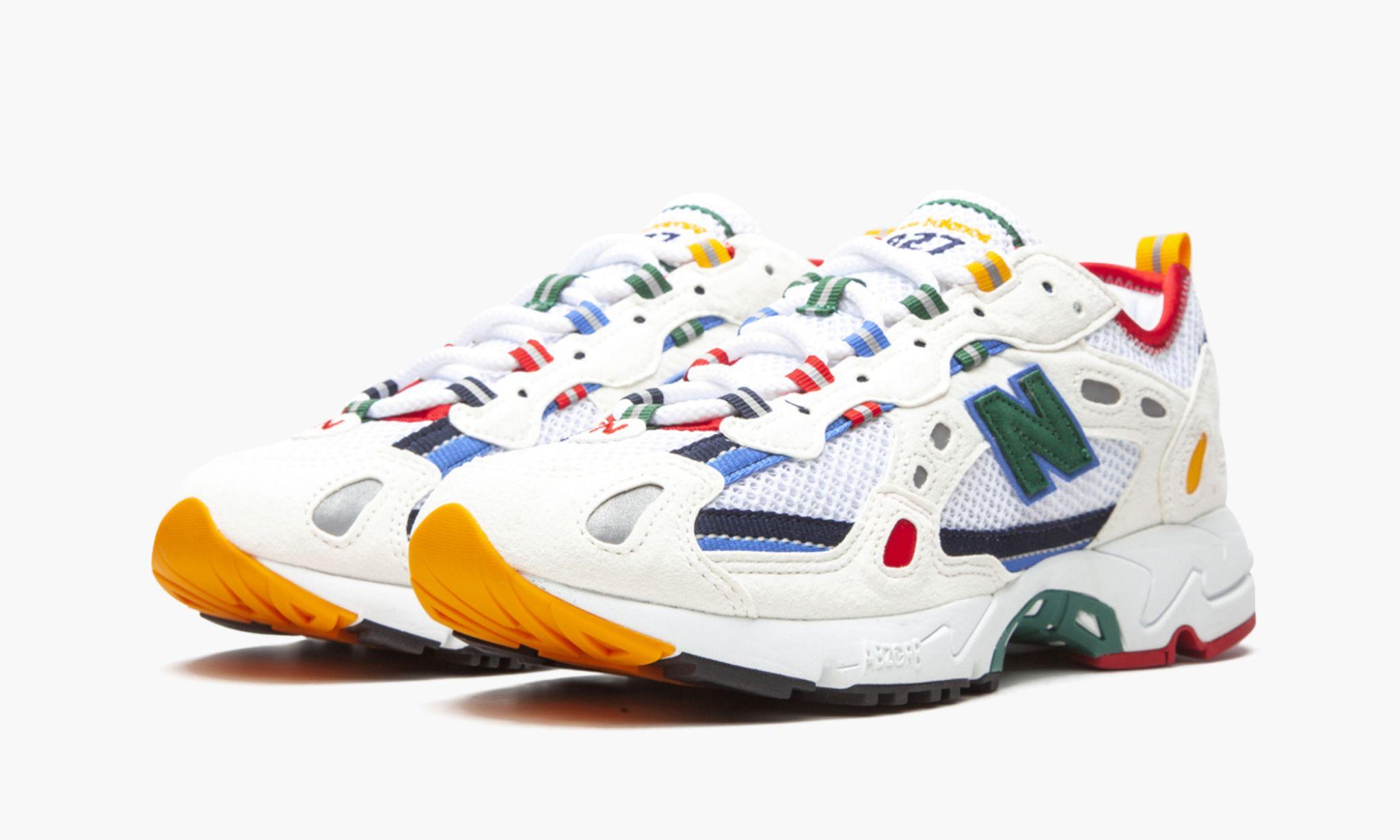 New Balance Rubber 827 Abzorb "aime Leon Dore White Multi" Shoes for Men |  Lyst