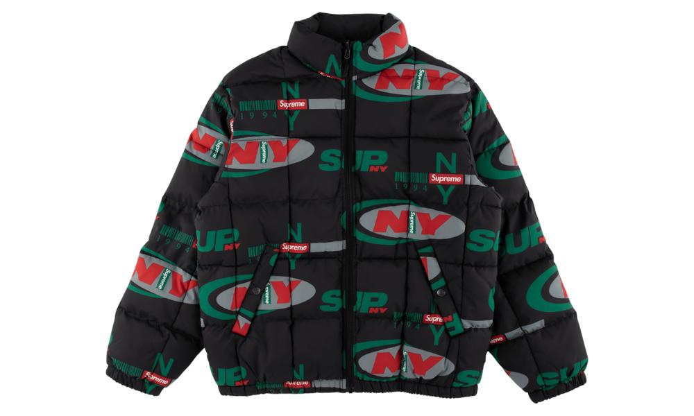 supreme ny reversible puffy jacket