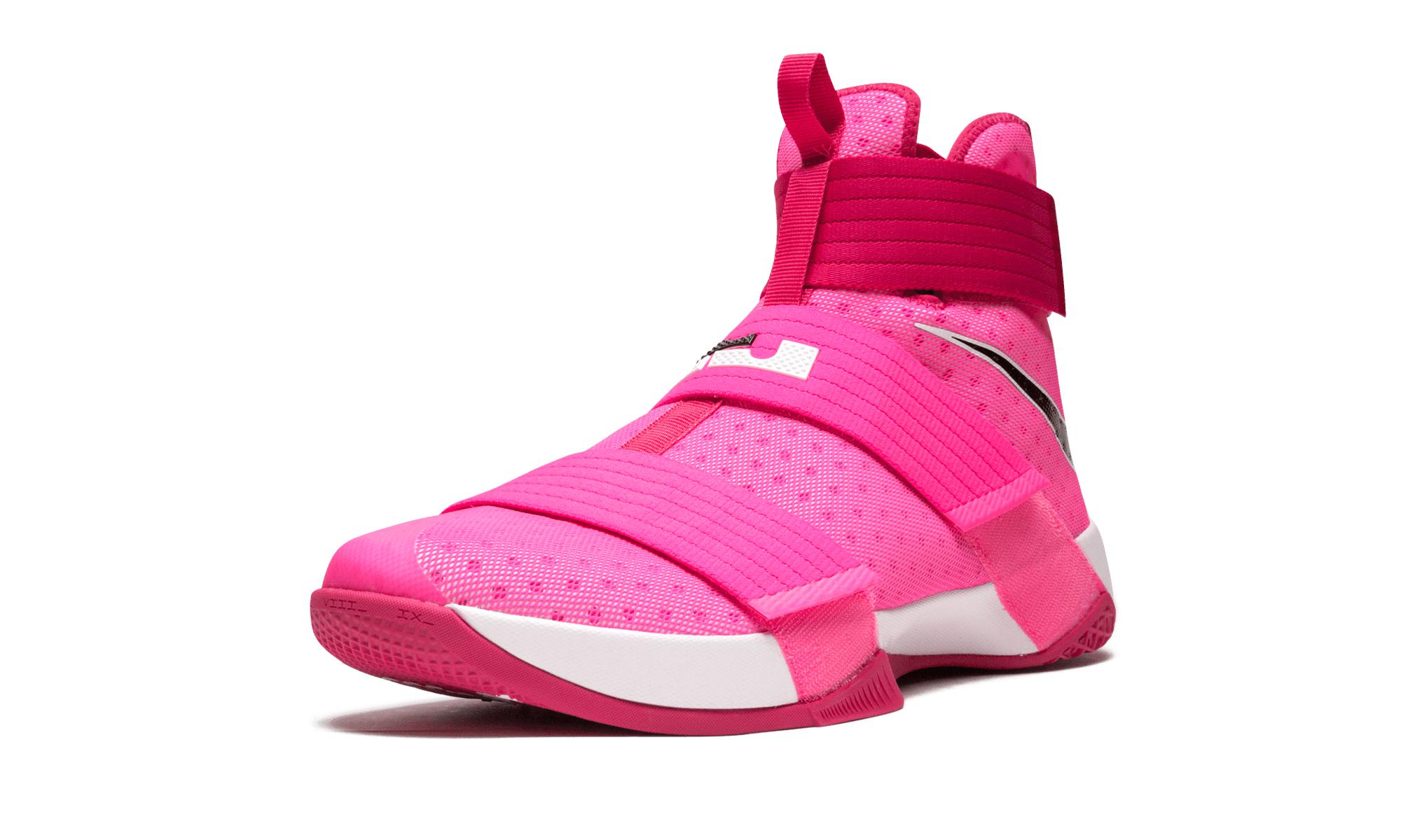 lebron 10 soldier pink