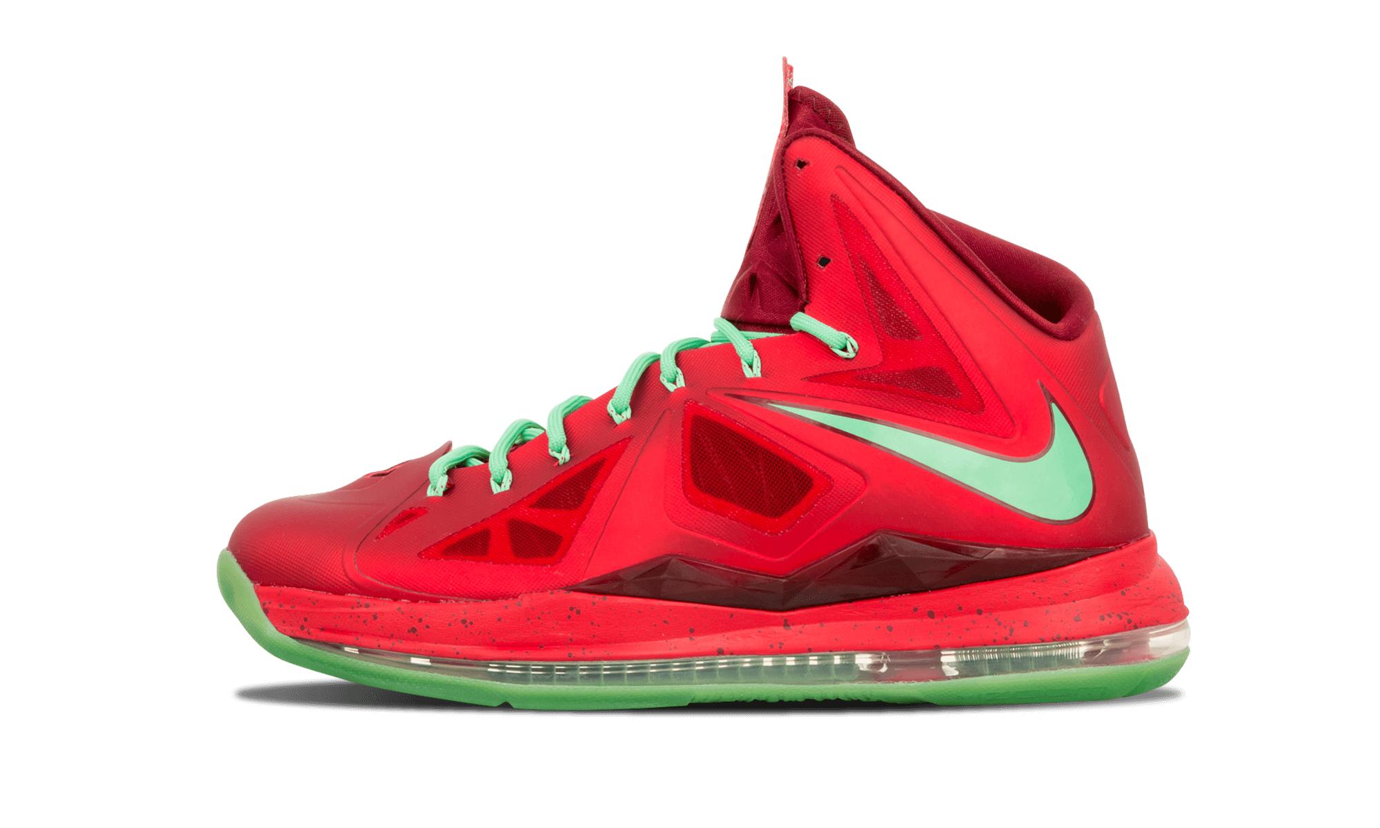 red lebron 10