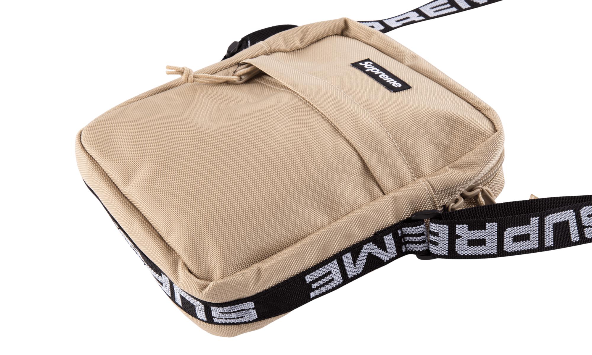 supreme tan shoulder bag