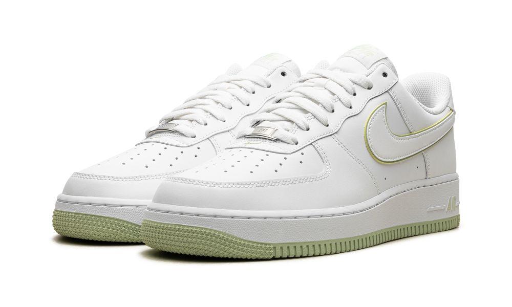 nike air force 1 pastel yellow tick