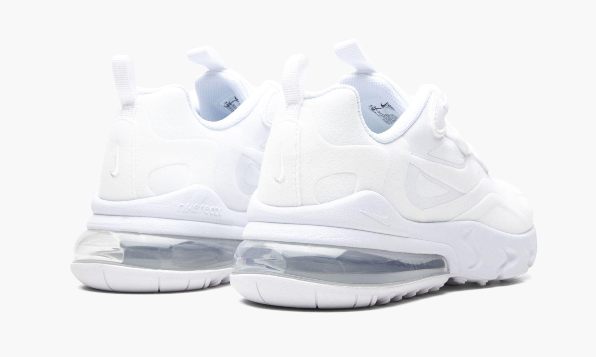 Nike Air Max 270 React "triple White" Shoes for Men | Lyst