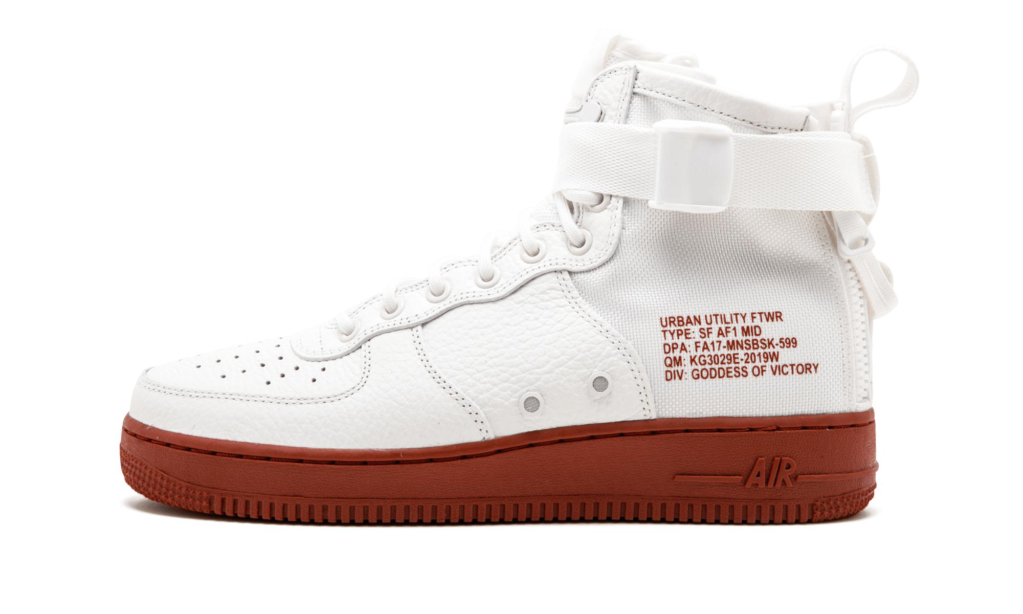 nike sf af1 mid white