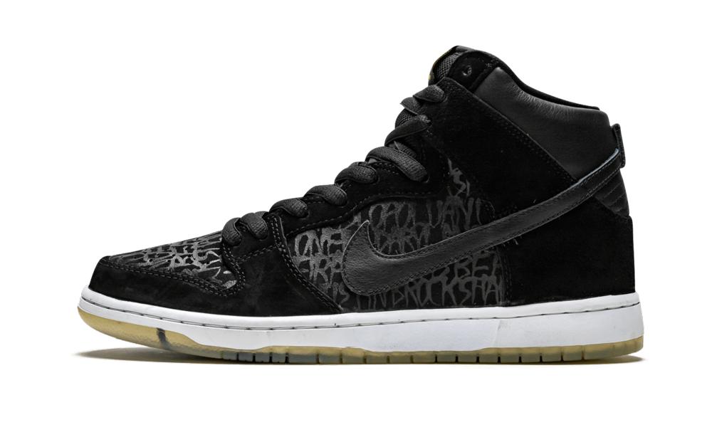 Nike Sb Dunk High Premium 'neckface' Shoes - Size 8 in Black for Men ...