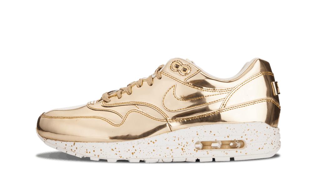 Nike Air Max 1 Sp 'liquid Gold' Shoes in Metallic - Lyst