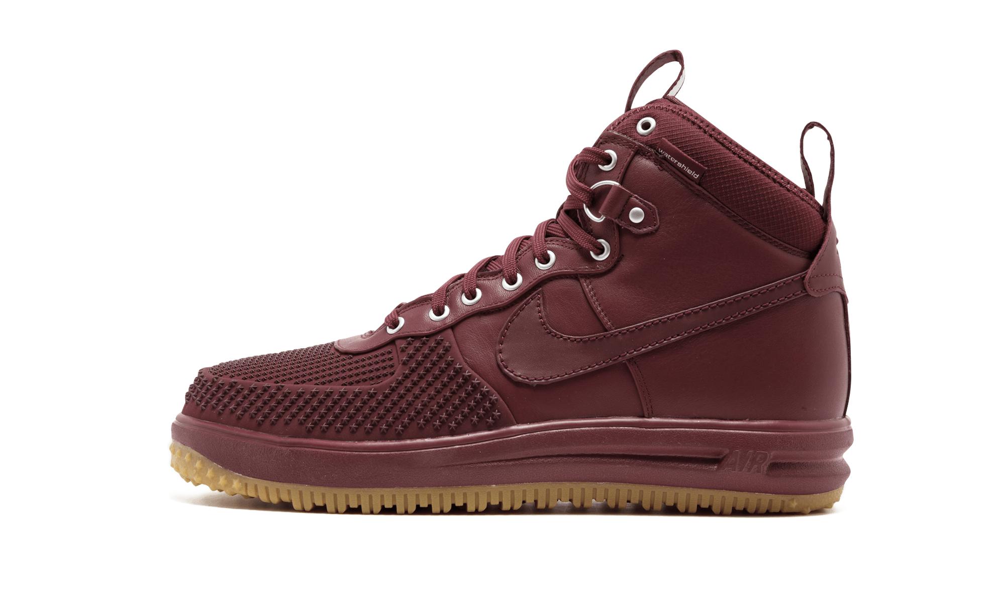 red nike lunar force 1 duckboot