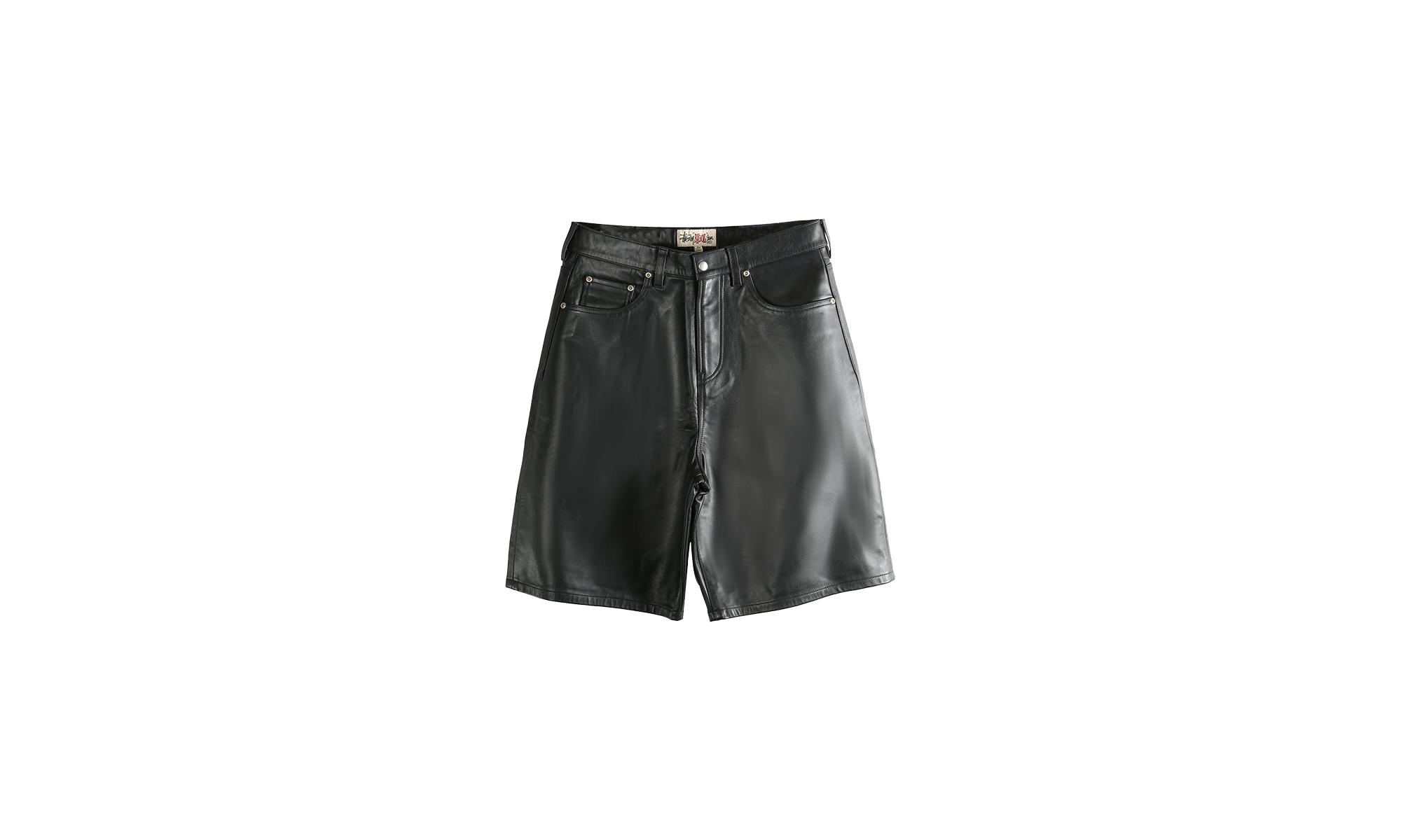 Stussy Big Ol Leather Shorts 