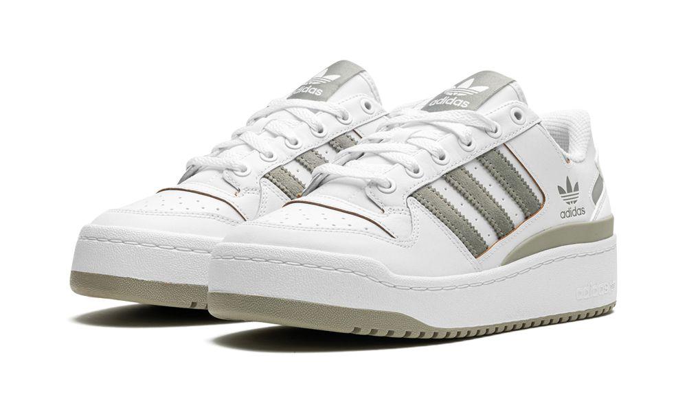 adidas forum bold grey white silver