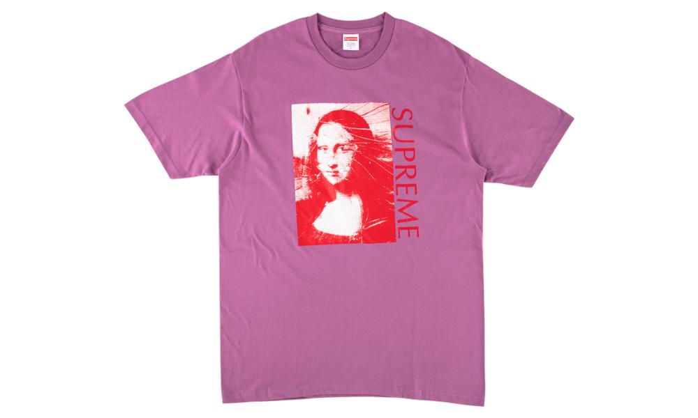 Supreme Mona Lisa T-shirt 'ss 18' in Light Purple (Purple) for Men