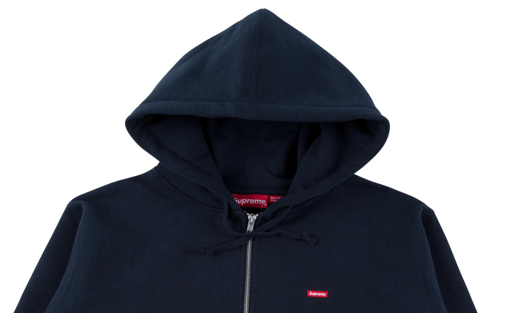 supreme hoodie zip