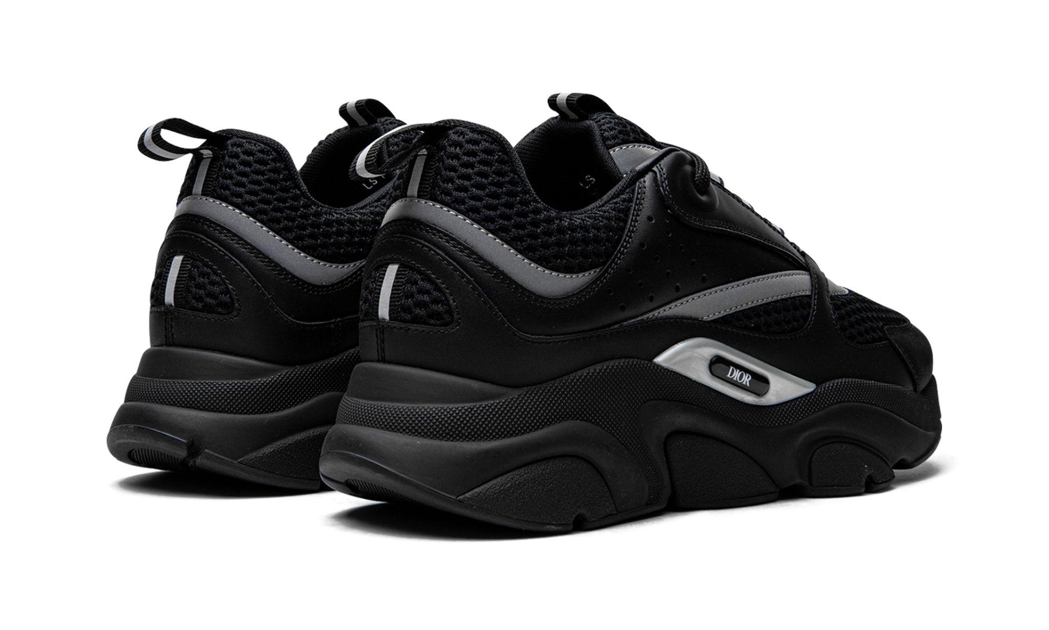 Dior Homme B22 Dior B22 Triple Black Dior B22 Calf Mesh Shoes In