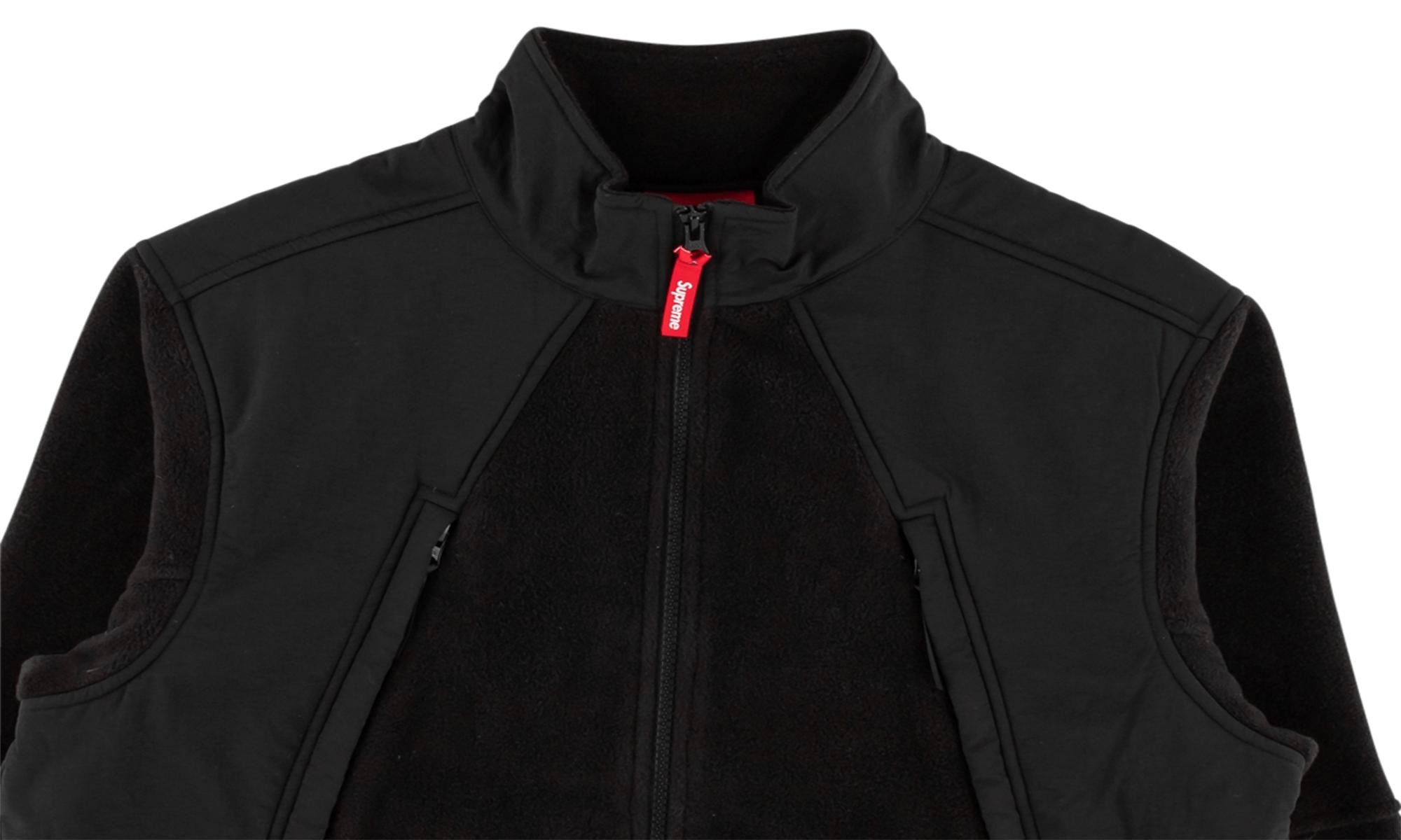 supreme polartec zip up jacket