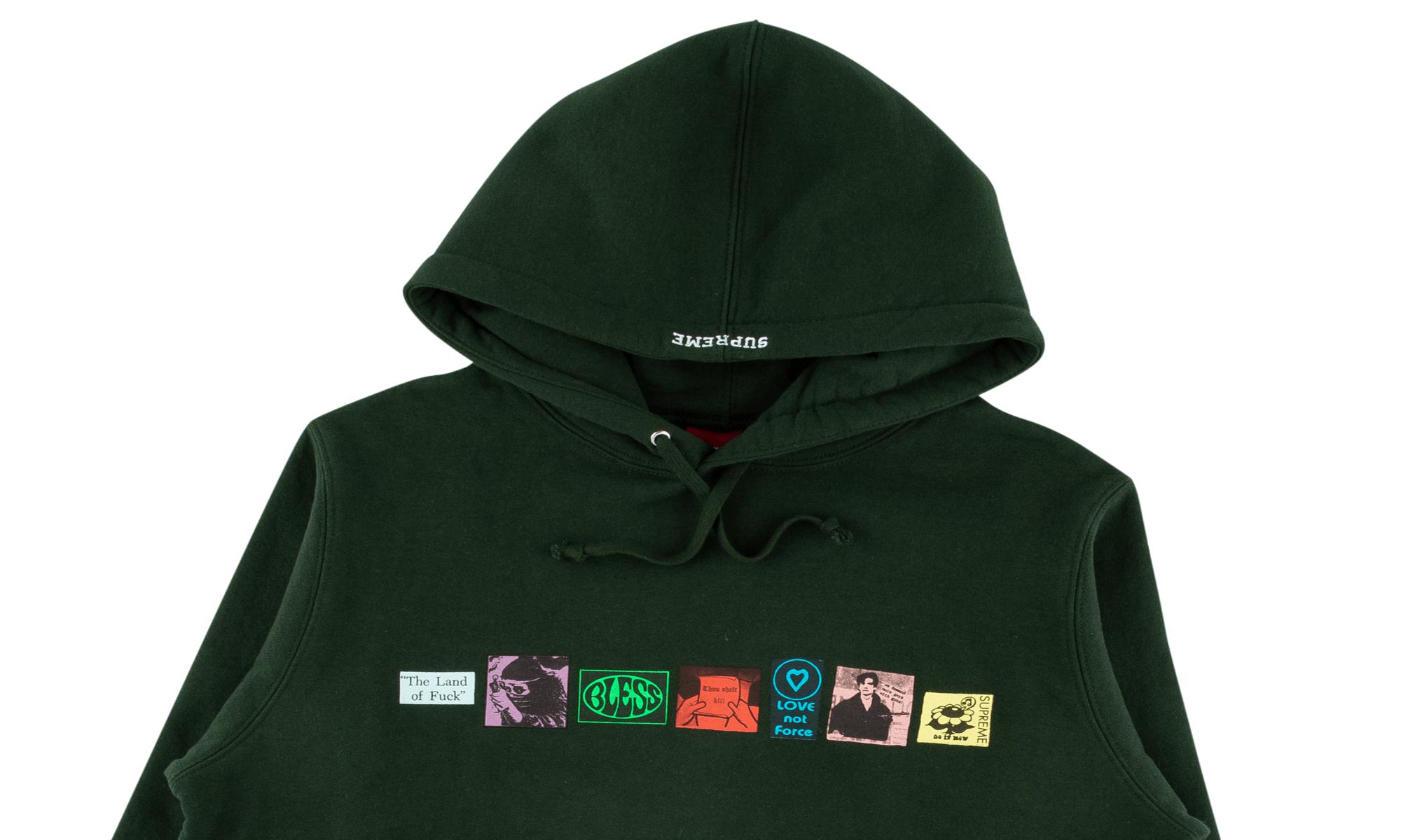 supreme bless hooded sweatshirt