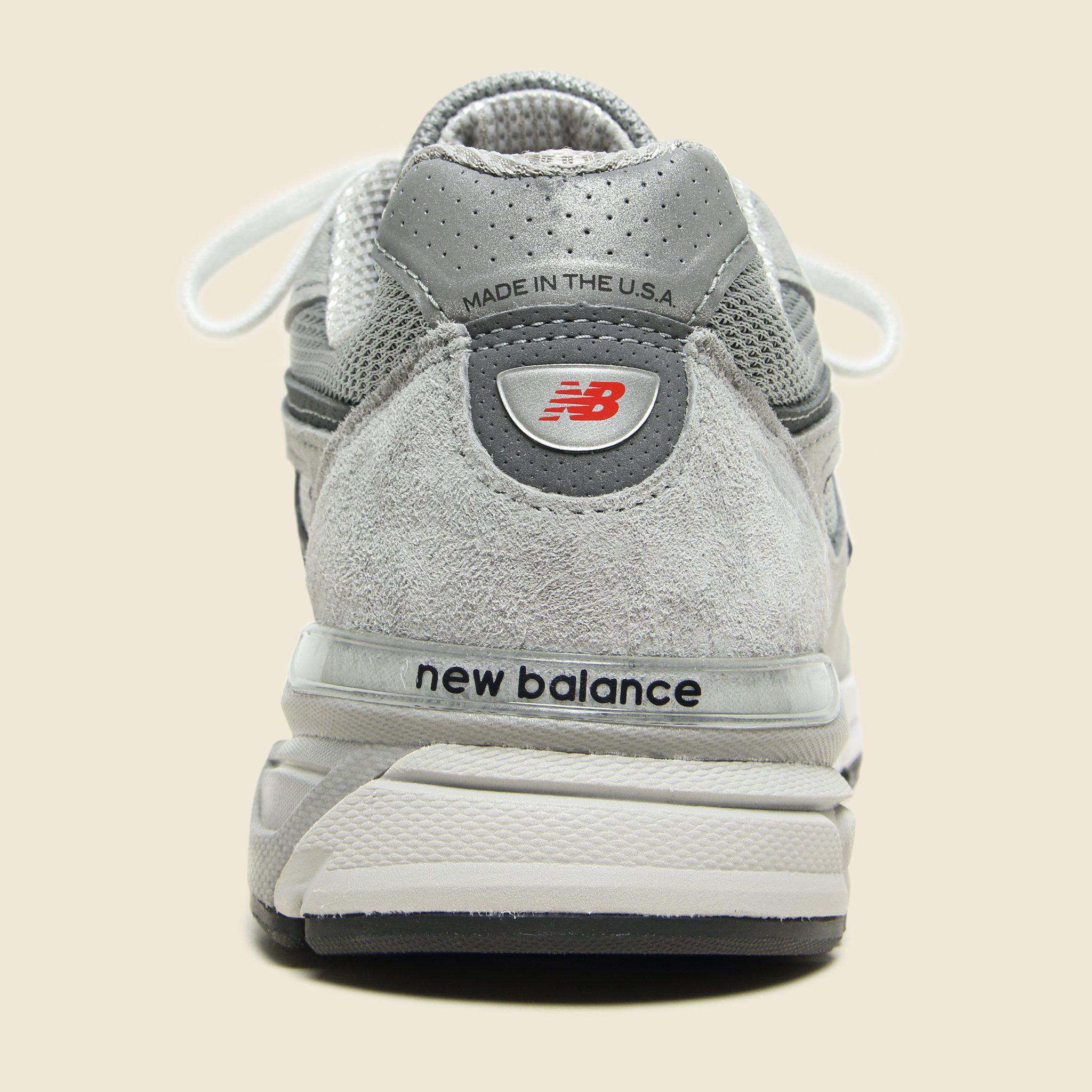 new balance 990v4 grey with castlerock